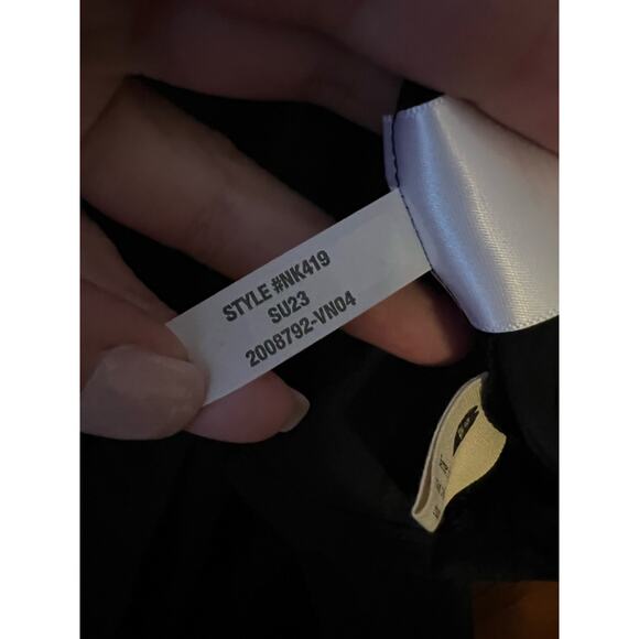 NWT Madewell Women's The Layton Midi Slip Dress Black Sleeveless V-Neck Size 0 - Picture 10 of 13